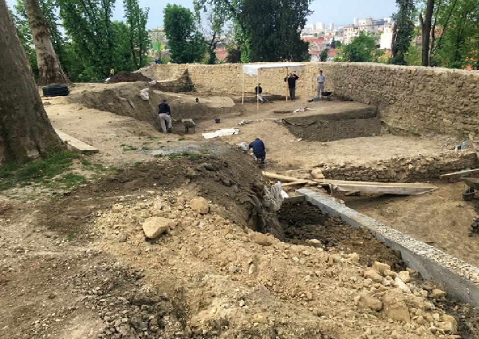 Gornji grad. Park Grč 2015. godine. Arheloška istraživanja (foto M. Hržić)